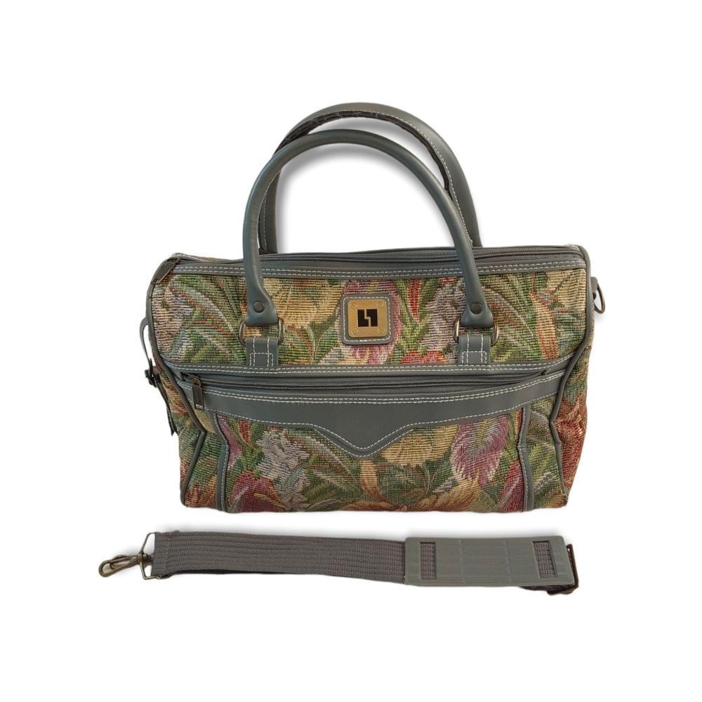 Leisure Women’s Vintage Weekender Tapestry Bag Carry On Luggage Floral handbag - Picture 6 of 13